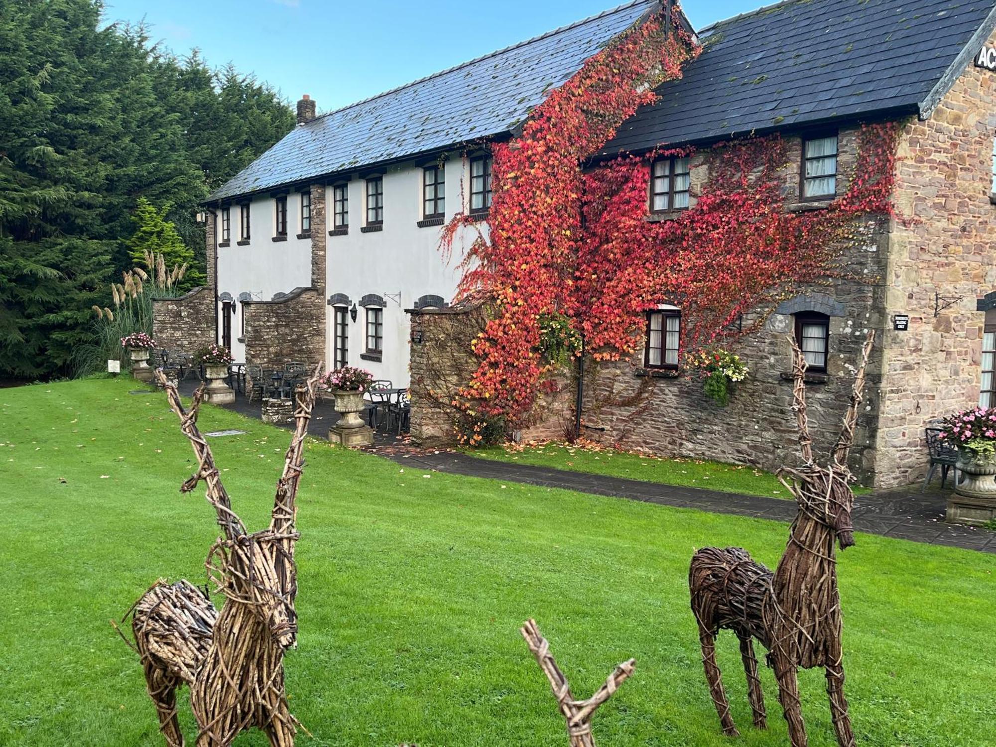 The Greyhound Inn And Hotel 우스크 외부 사진